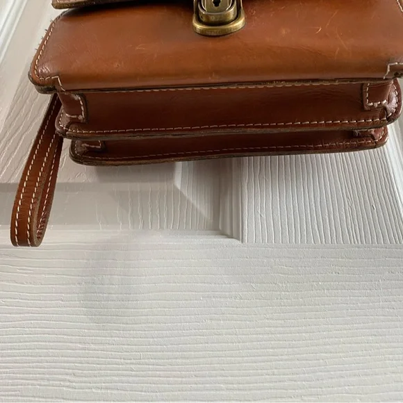 Patricia Nash Bianco leather women’s crossbody bag excellent condition - Picture 6 of 10